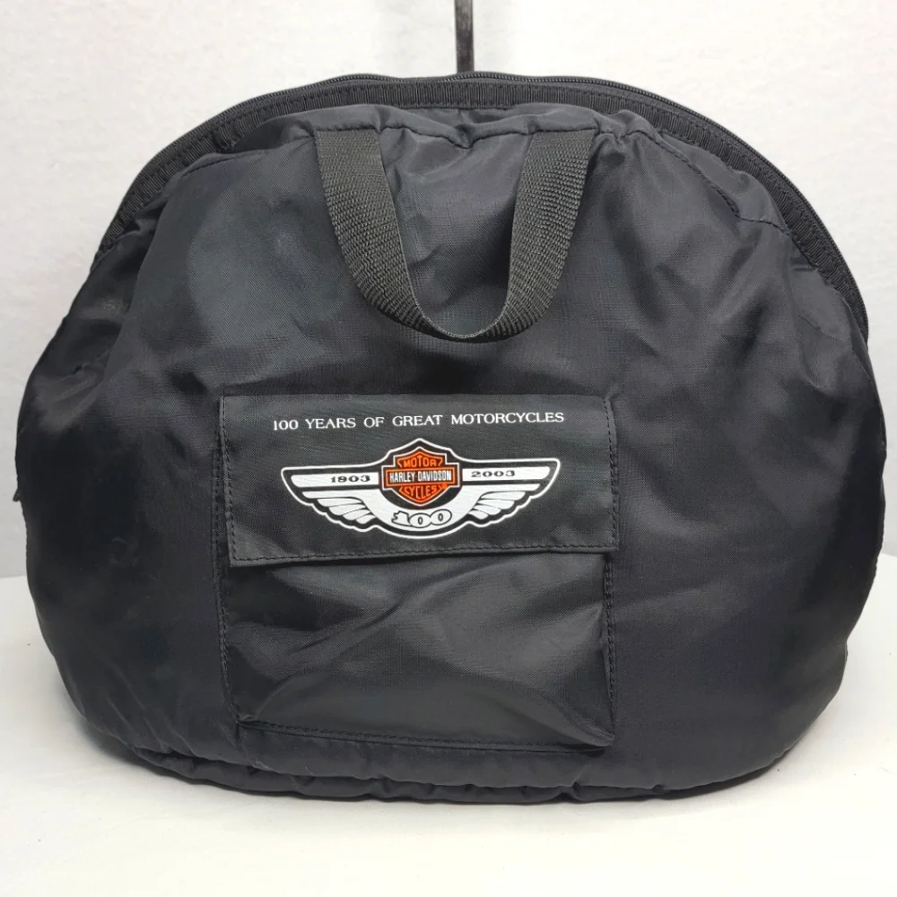 Harley-Davidson Black Helmet Bag - 100th Anniversary Edition.‎ P160